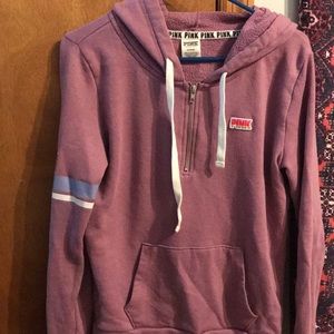 victoria secret PINK quarter-zip